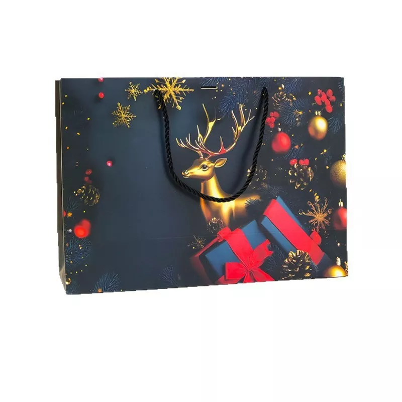 Weihnachts-Geschenktüte aus Papier