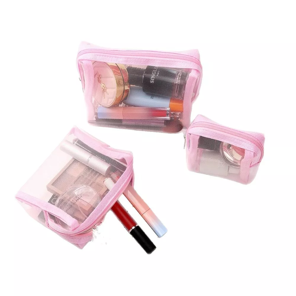 Tragbare Reise-Make-up-Tasche aus Nylon