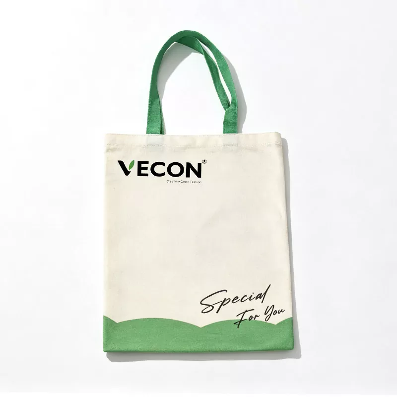 Wiederverwendbare Canvas-Tragetasche mit individuellem Logo