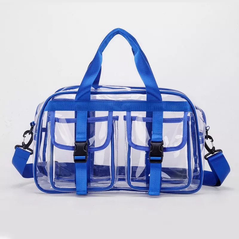 Einfarbige Damen-Umhängetasche aus PVC